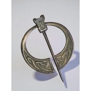 Vintage Sterling Silver Scottish Iona Celtic Brooch c.1960s - John Hart